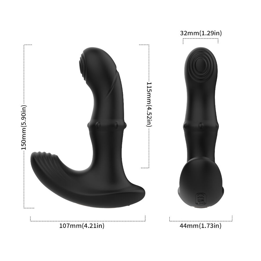 ARMONY - ANAL PROSTATE VIBRATOR REMOTE CONTROL BLACK - Image 5