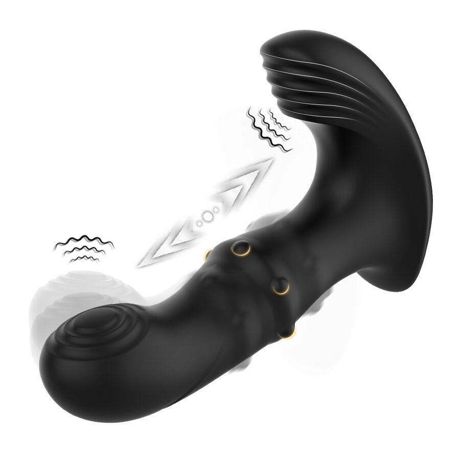 ARMONY – ANAL PROSTATE VIBRATOR REMOTE CONTROL BLACK