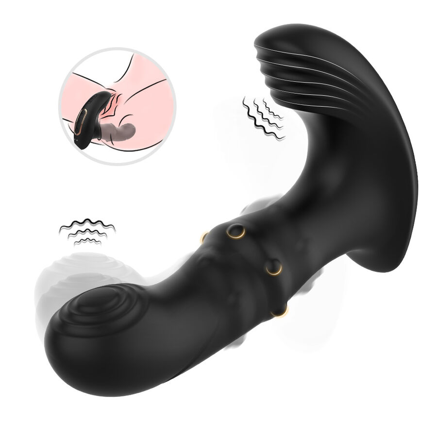 ARMONY – ANAL PROSTATE VIBRATOR REMOTE CONTROL BLACK
