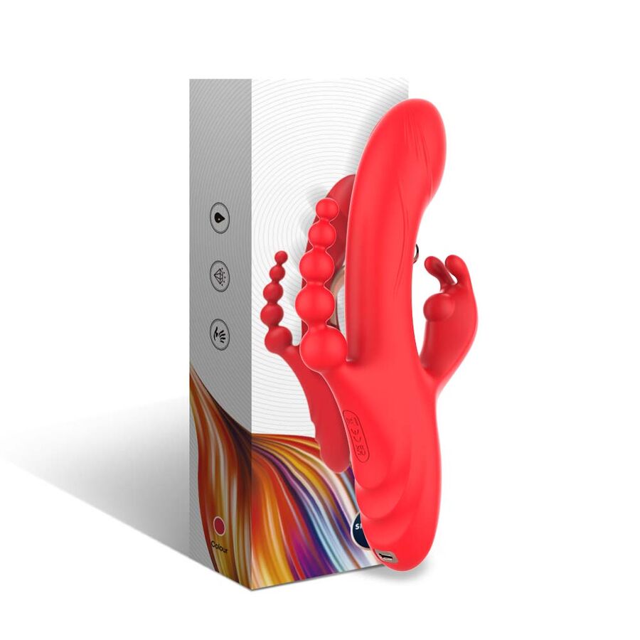 ARMONY – G-SPOT AND CLITORIS STIMULATOR VIBRATOR RED