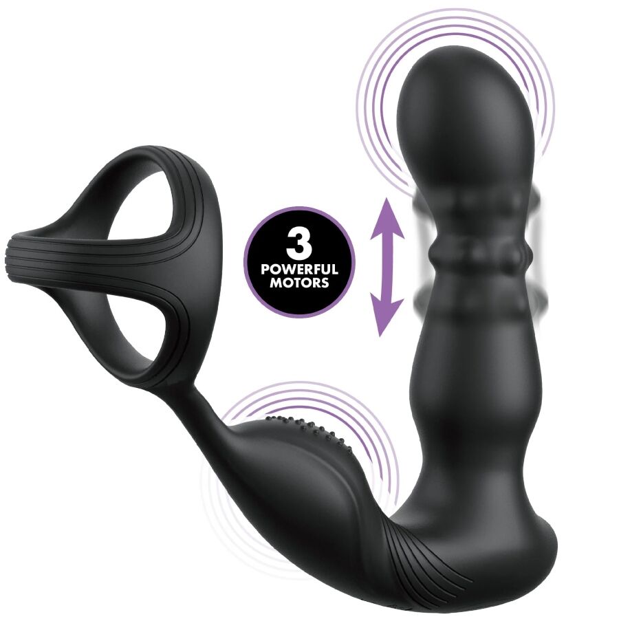 ANAL FANTASY ELITE COLLECTION – VIBRATING ANAL RING AND MASSAGER WITH REMOTE CONTROL
