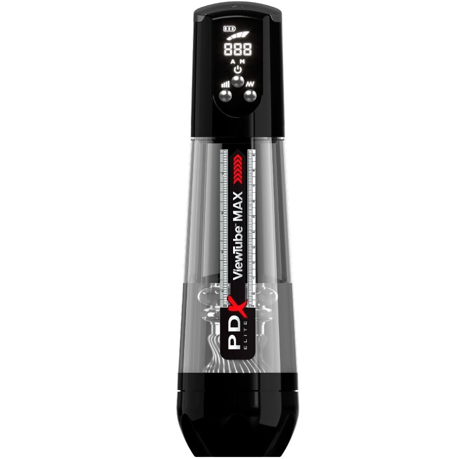 PDX ELITE – VIEWTUBE MAX VIEW AUTOMATIC MASTURNADOR WITH TRANSPARENT SUCTION