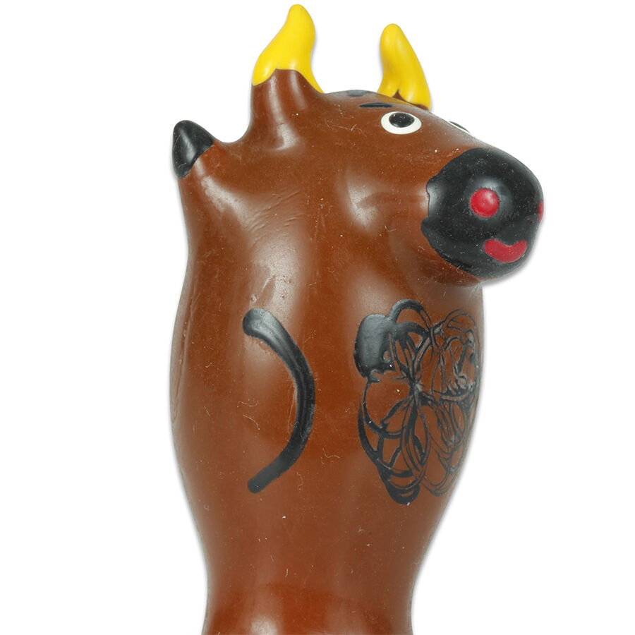 CONDOMERIE – HANDPAINTED NOVELTY CONDOMS BULL MODEL 1