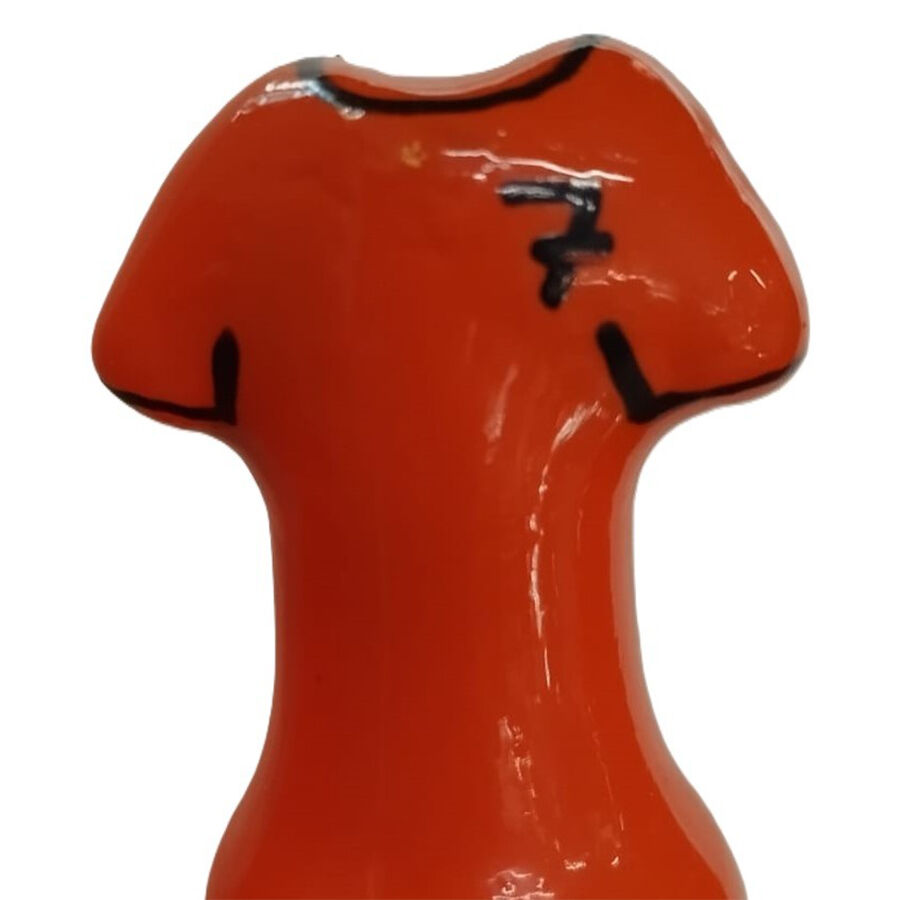 CONDOMERIE – HANDPAINTED NOVELTY CONDOMS ORANGE SHIRT