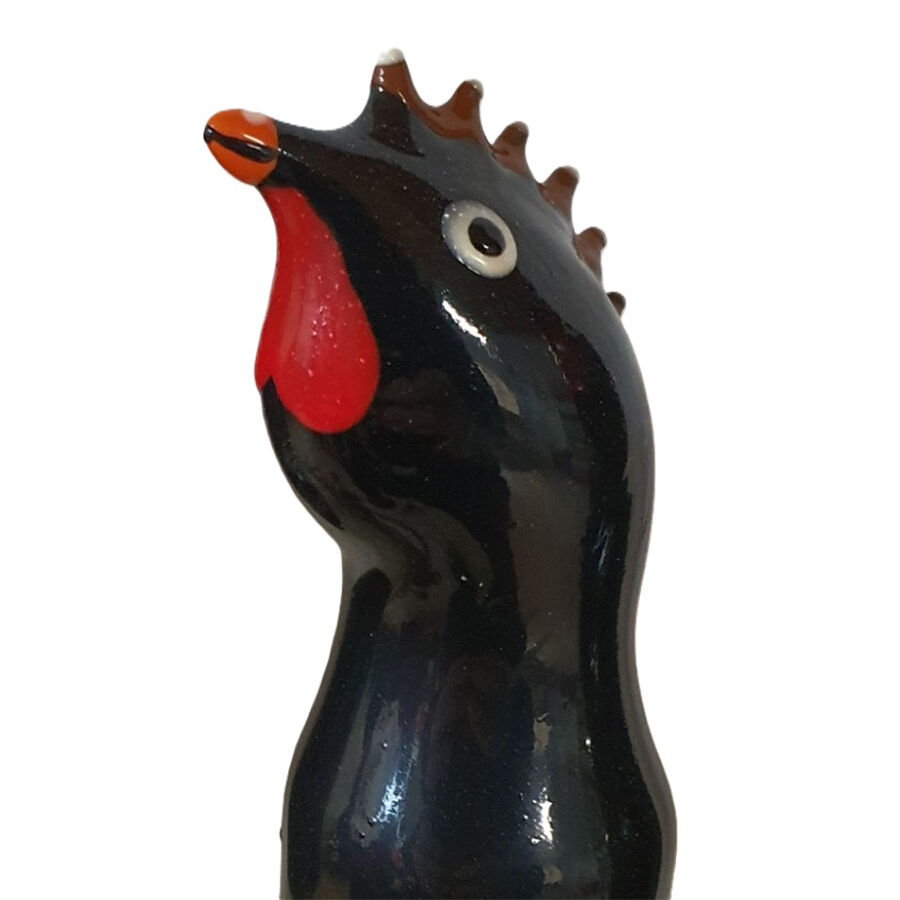CONDOMERIE – HANDPAINTED NOVELTY CONDOMS BLACK ROOSTER