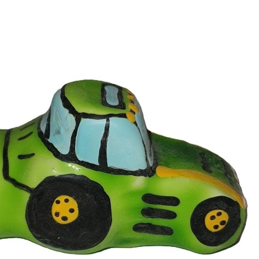 CONDOMERIE – HANDPAINTED NOVELTY CONDOMS TRACTOR GREEN XL