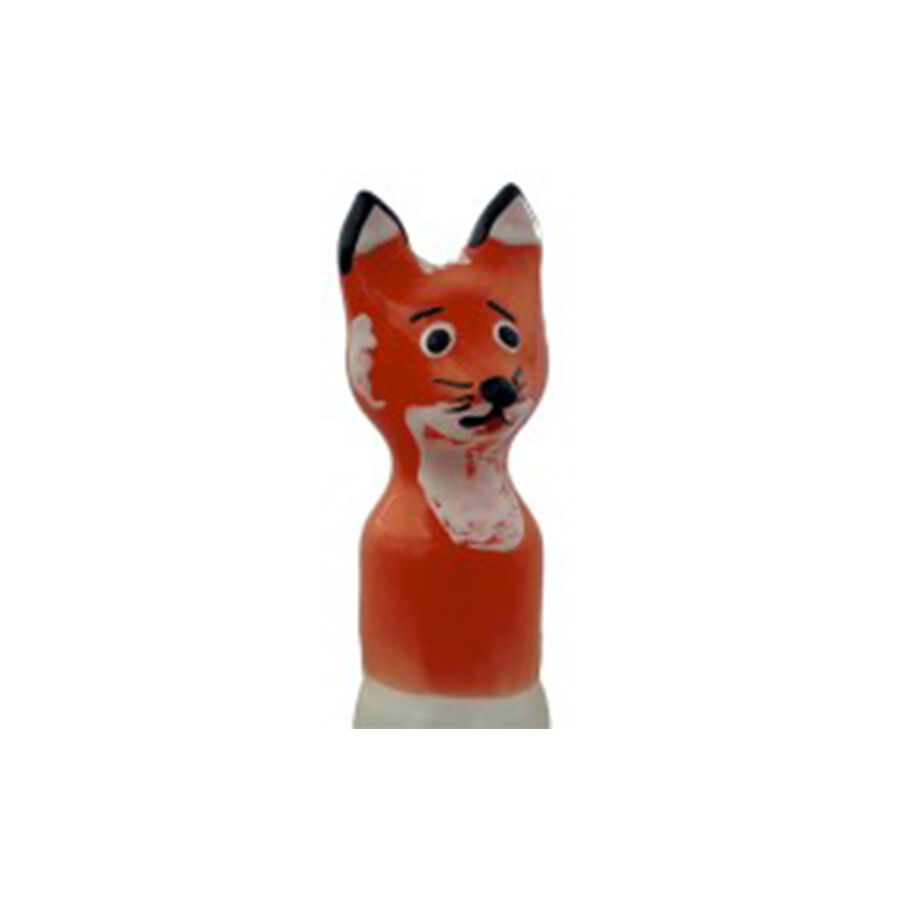 CONDOMERIE – HANDPAINTED NOVELTY CONDOMS FOX BROWN XL
