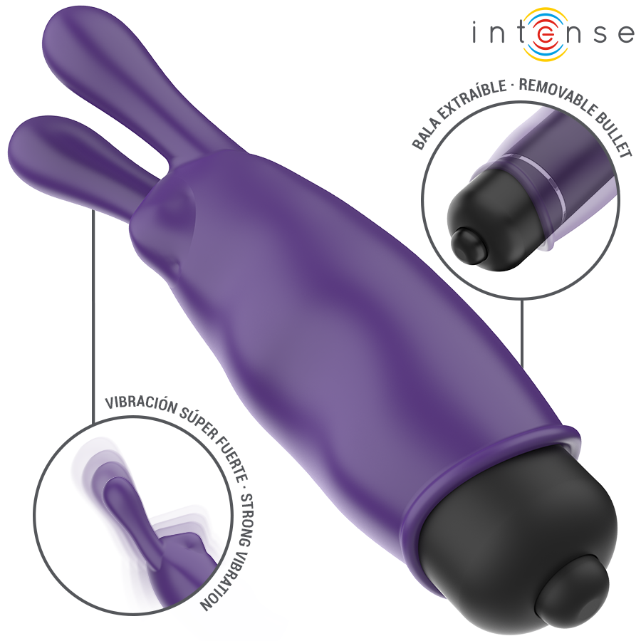 INTENSE - MYSTIC PURPLE VIBRATING BULLET 8.7 X 2.4 CM - Image 4