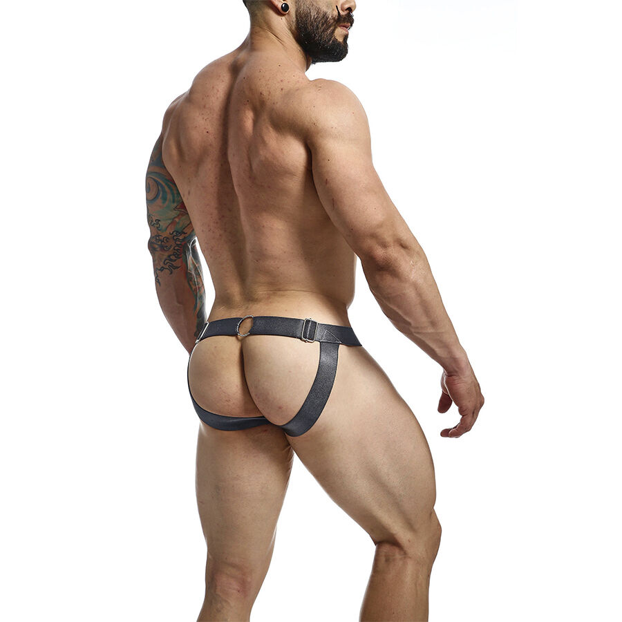 MOB - DNGEON SNAP JOCKSTRAP GRAY ONE SIZE - Image 4