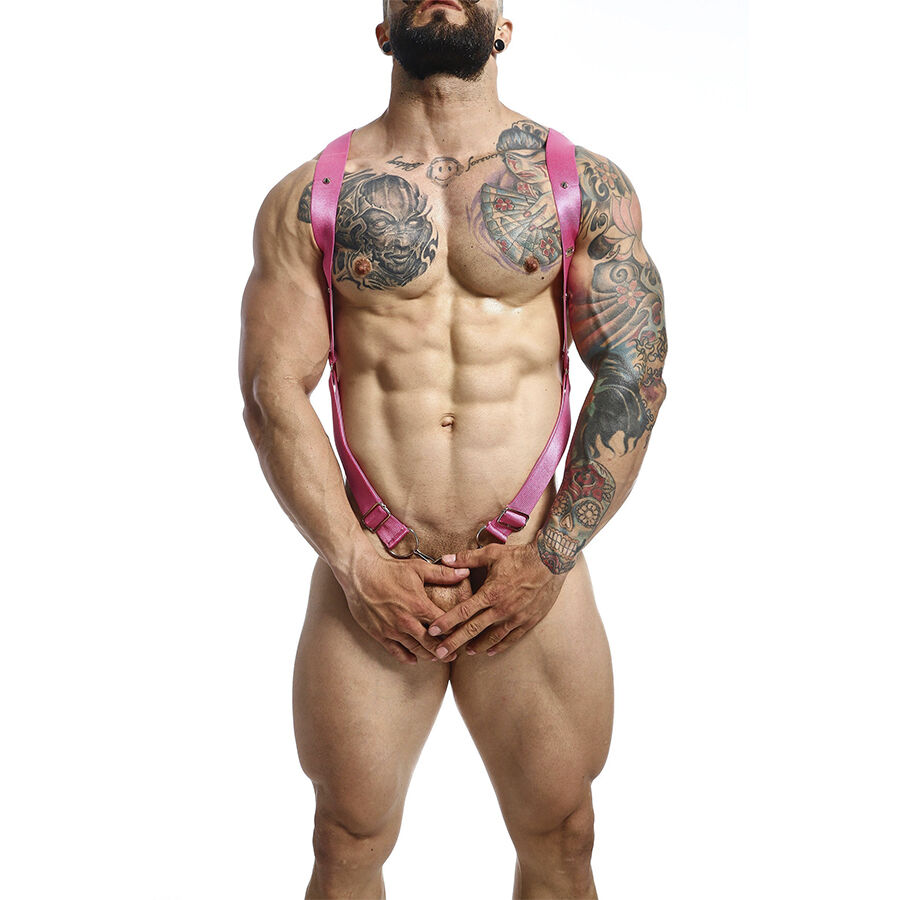 MOB – DNGEON CROSS BACK HARNESS PINK ONE SIZE