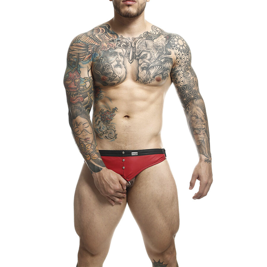 MOB – DNGEON JOCKSTRAP RED COCK RING ONE SIZE