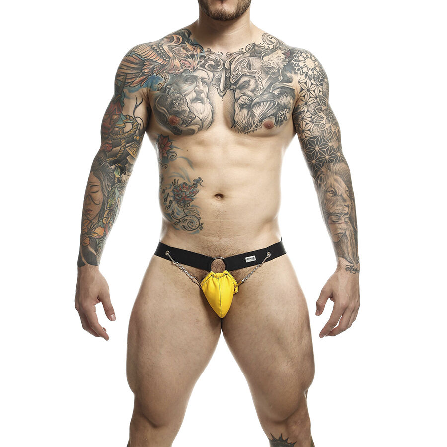 MOB – DNGEON YELLOW JOCKSTRAP WITH CHAINS ONE SIZE