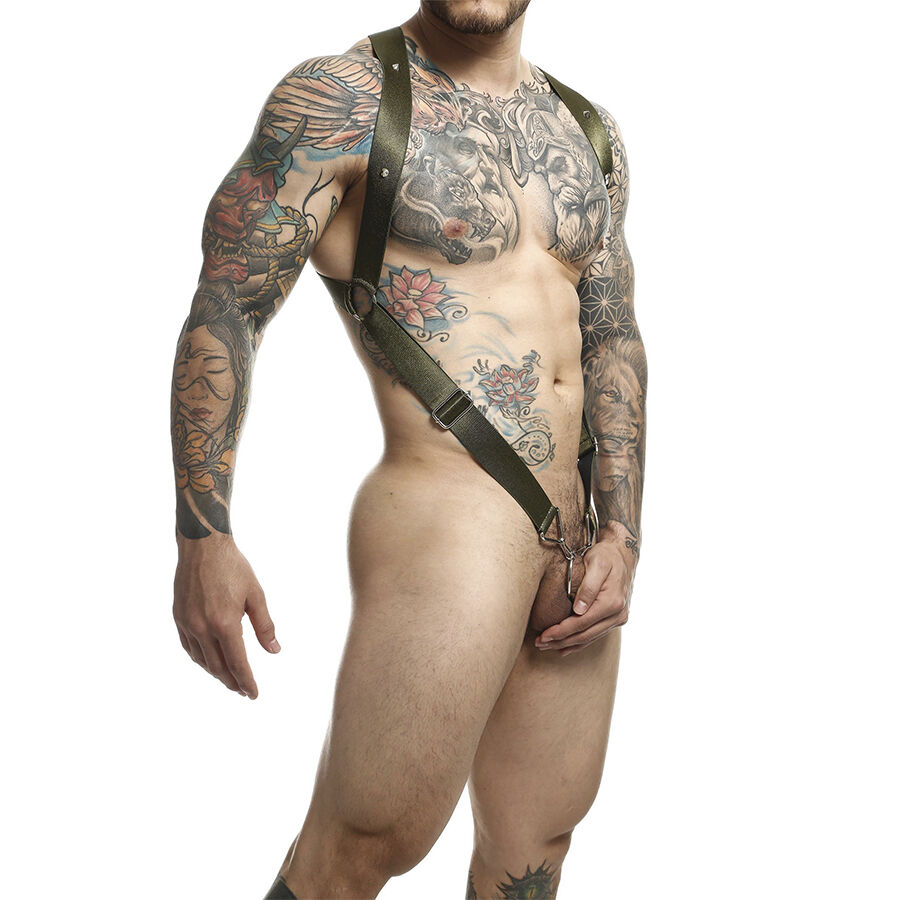 MOB - DNGEON CROSS BACK HARNESS GREEN ONE SIZE - Image 3