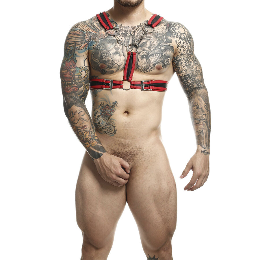 MOB – DNGEON RED HARNESS WITH CHAINS ONE SIZE