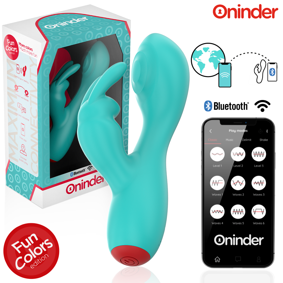 ONINDER CUTE – LOVE BUNNY G-SPOT CLITORAL VIBRATOR – FREE WORLDWIDE APP