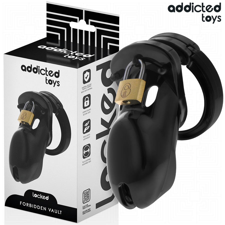 ADDICTED TOYS LOCKED – FORBIDDEN VAULT PENIS CAGE 10 CM