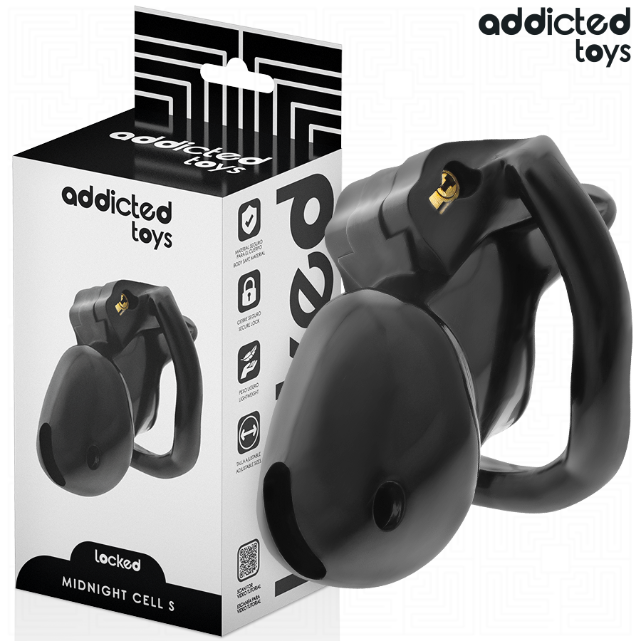 ADDICTED TOYS LOCKED – MINDNIGHT CELL PENIS CAGE SIZE S 4.8 CM