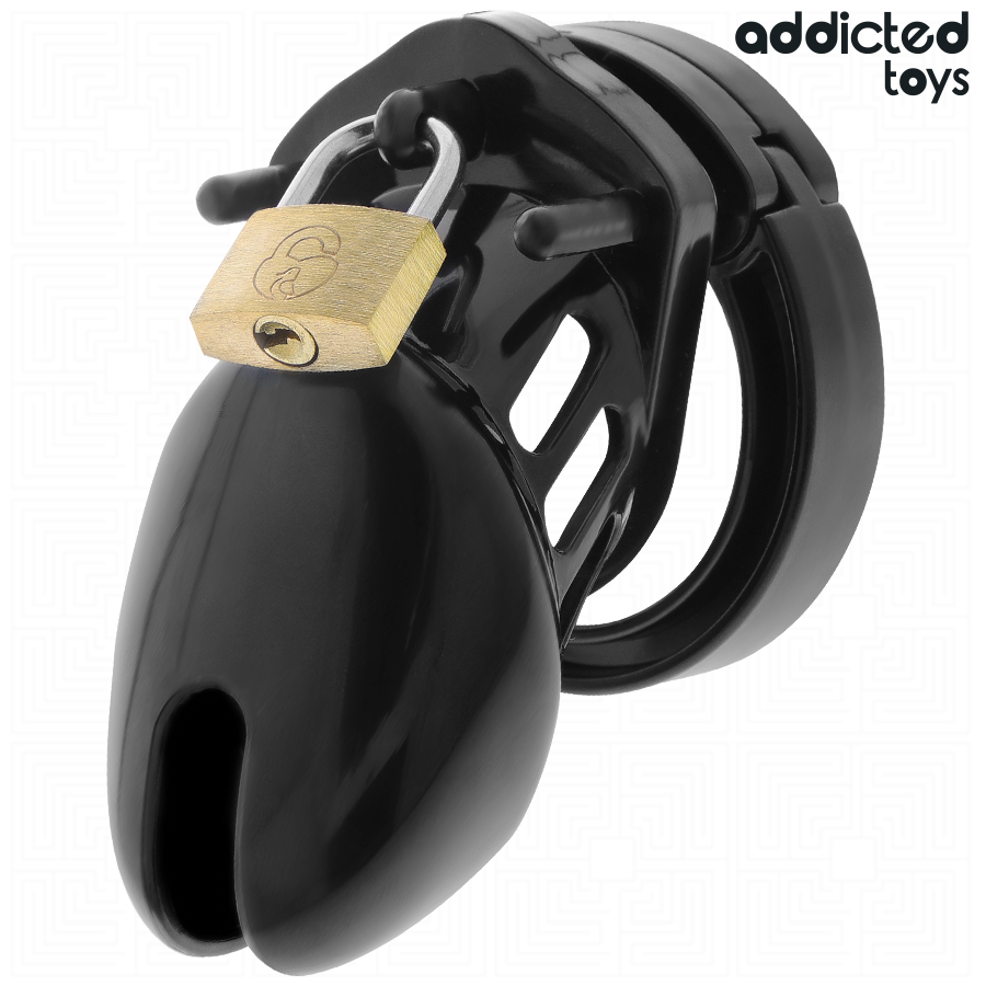 ADDICTED TOYS LOCKED – OBSIDIAN HOLD PENIS CAGE SIZE S