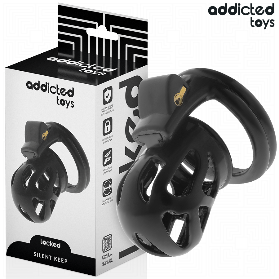 ADDICTED TOYS LOCKED – SILENT KEEP PENIS CAGE 7.5 CM
