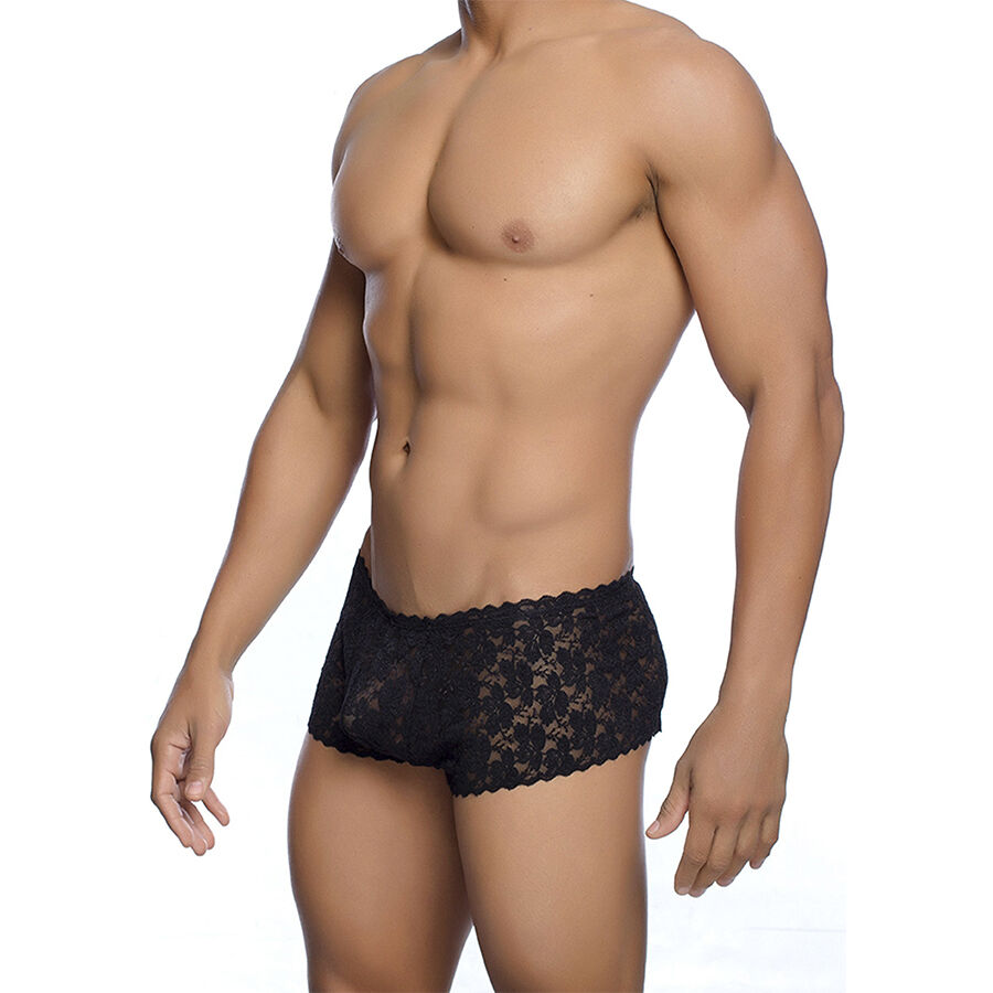 MOB – BOXER ENCAJE NEGRO TALLA S/M