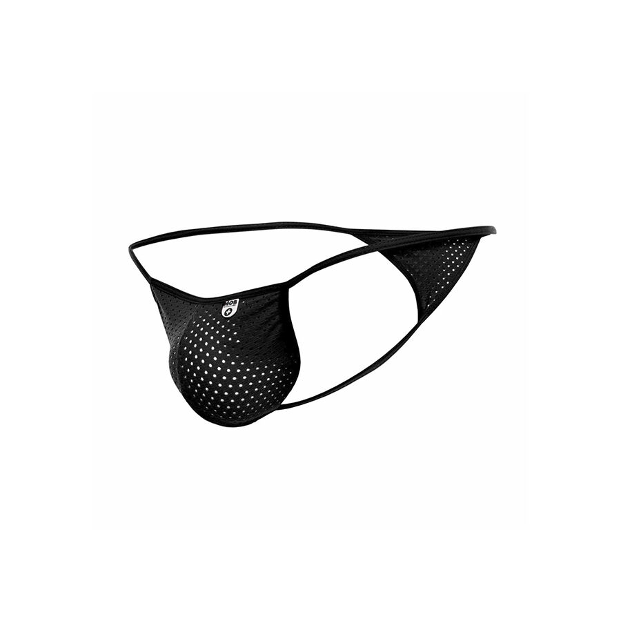 MOB - V-STRING DE MICROFIBRA NEGRA TALLA S/M - Image 5