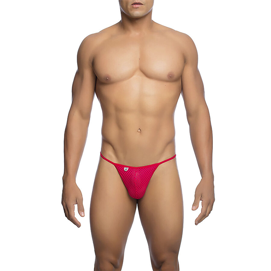 MOB – V-STRING DE MICROFIBRA ROJA TALLA S/M