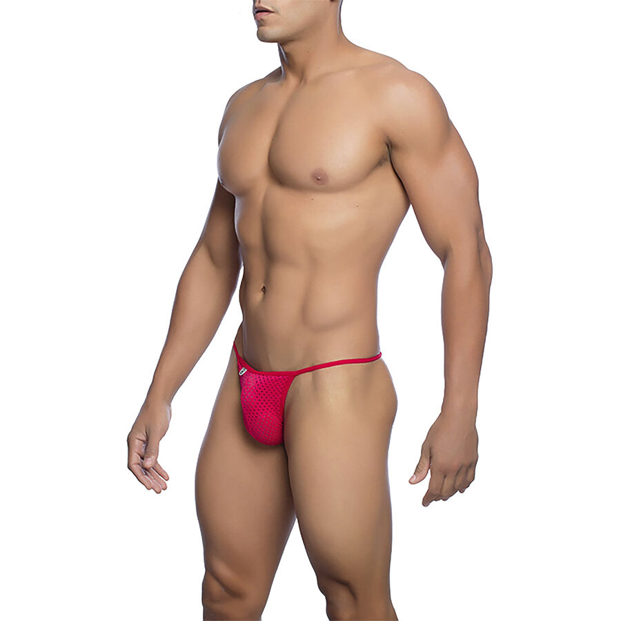 MOB – V-STRING DE MICROFIBRA ROJA TALLA S/M