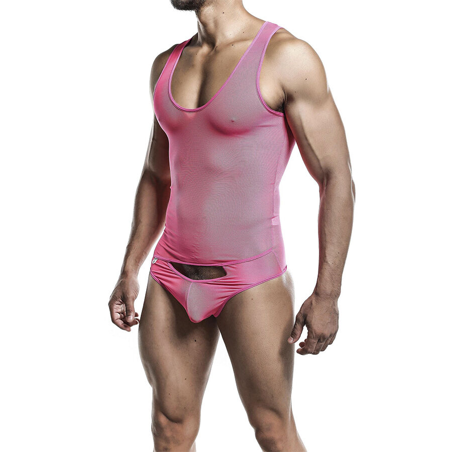 MOB – BODYSHEER TRANSPARTE ROSA TALLA S/M