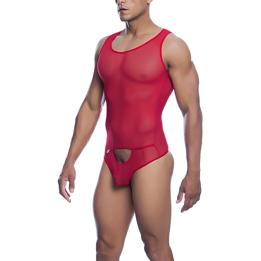 MOB – BODYSHEER TRANSPARTE ROJO TALLA S/M