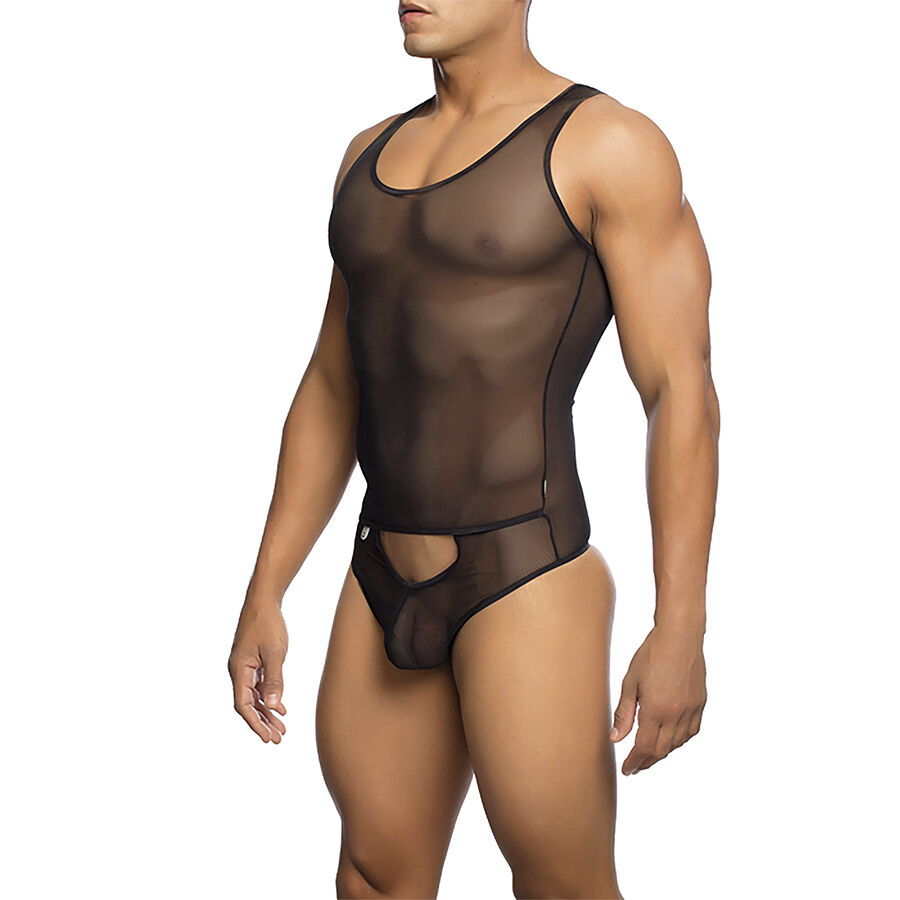 MOB – BODYSHEER TRANSPARTE NEGRO TALLA S/M