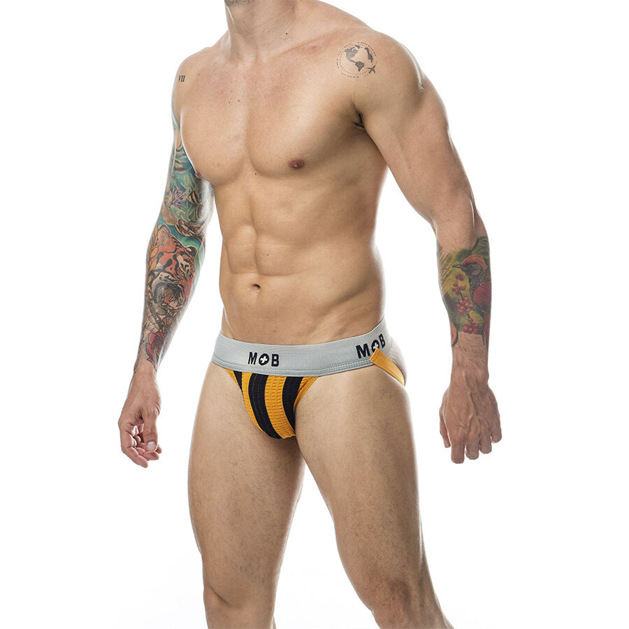 MOB – JOCK CLASICO STRIPE NARANJA TALLA S