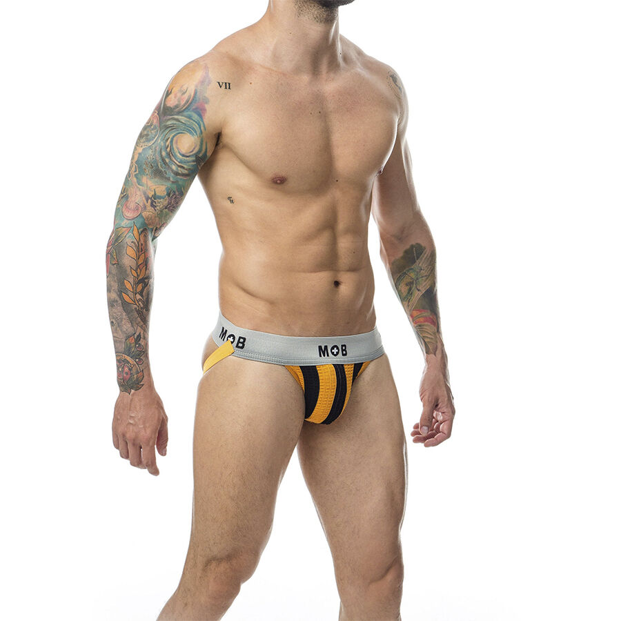 MOB - JOCK CLASICO STRIPE NARANJA TALLA S - Image 3