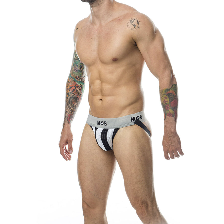 MOB – JOCK CLASICO STRIPE BLANCO TALLA S