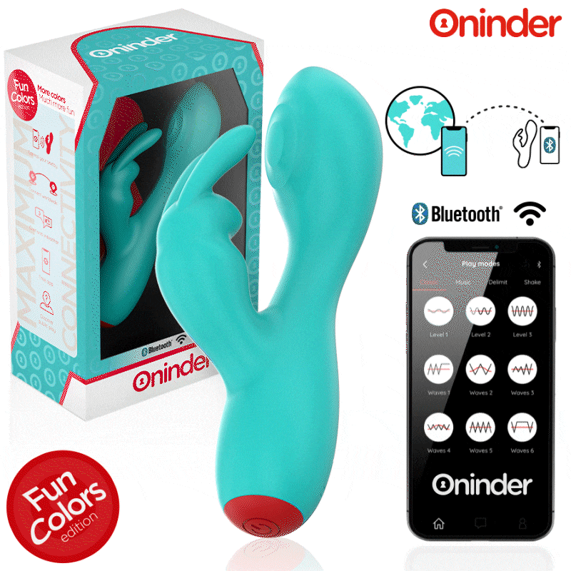 ONINDER CUTE – LOVE BUNNY G-SPOT CLITORAL VIBRATOR – FREE WORLDWIDE APP