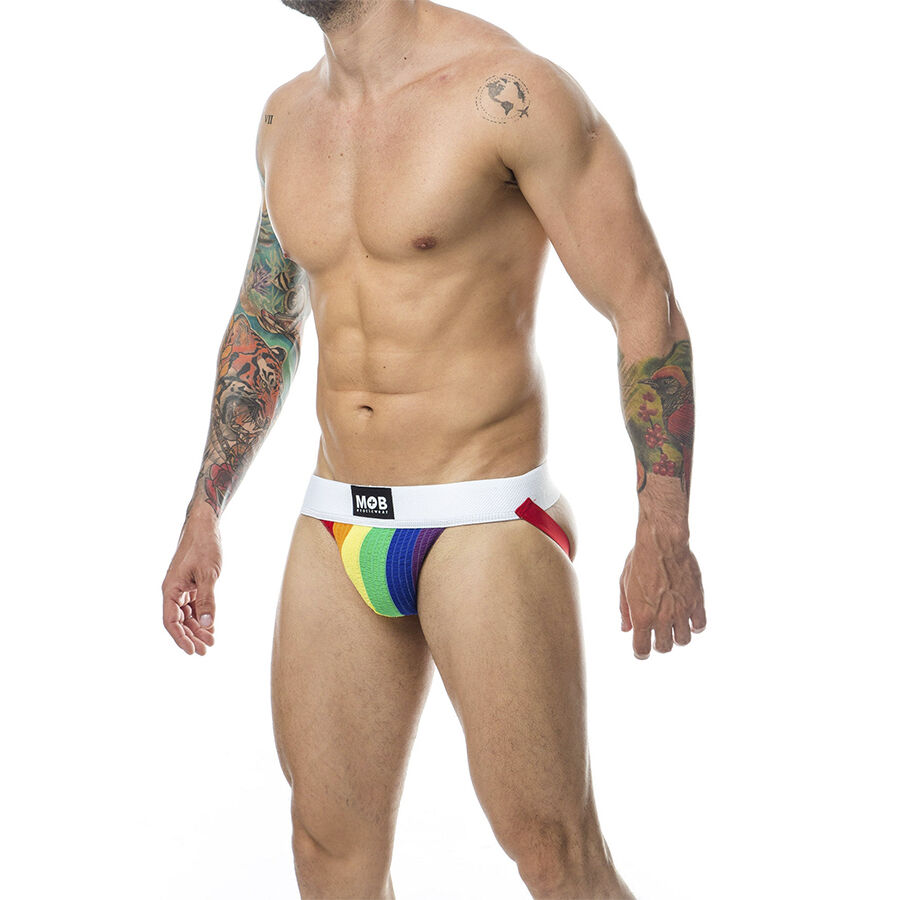 MOB – JOCK CLASICO STRIPE RAINBOW TALLA S