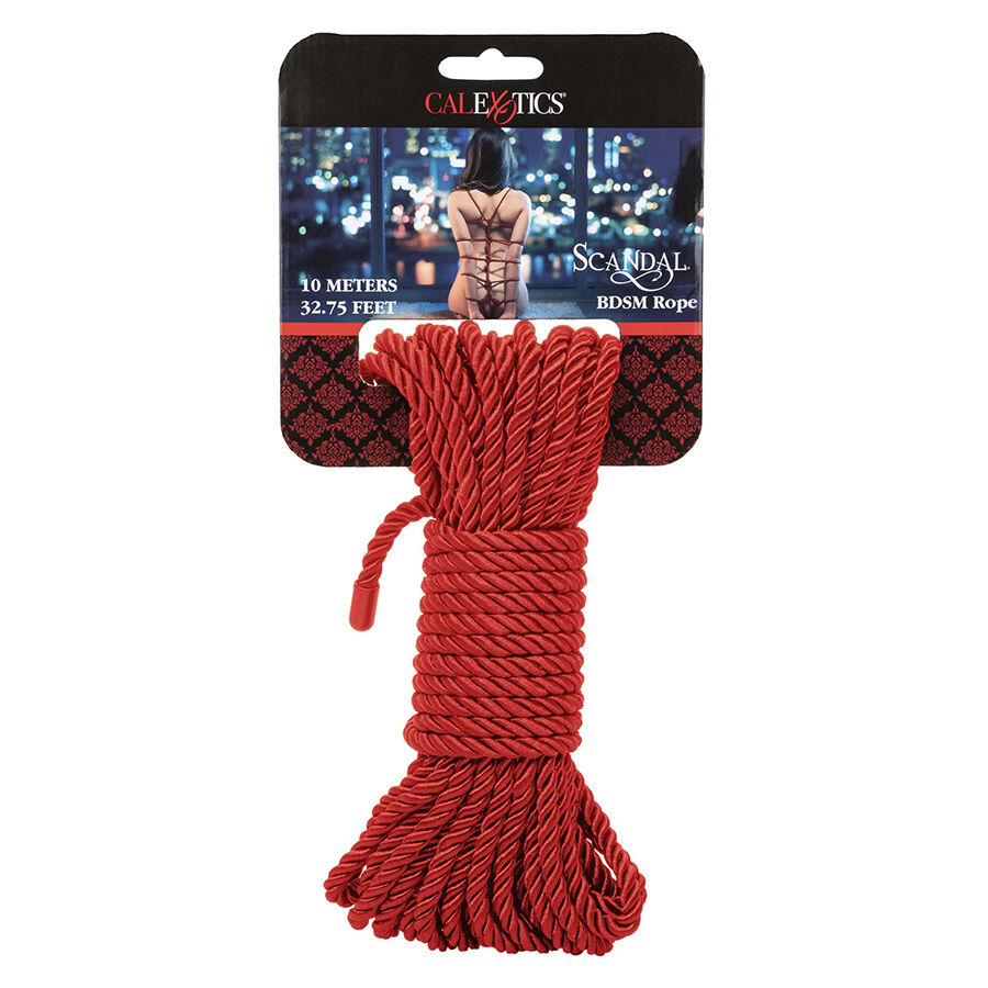 CALEXOTICS – SCANDAL RED BDSM ROPE 10 M