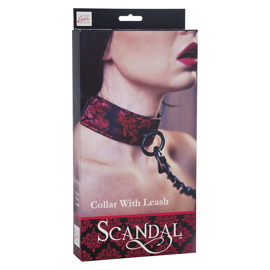CALEXOTICS – SCANDAL NECKLACE WITH BLACK STRAP