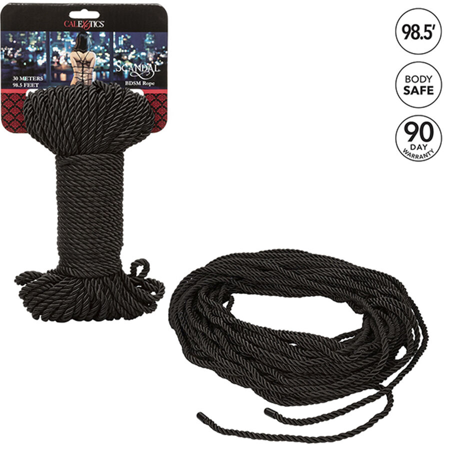 CALEXOTICS - SCANDAL BLACK BDSM ROPE 30 M - Image 3