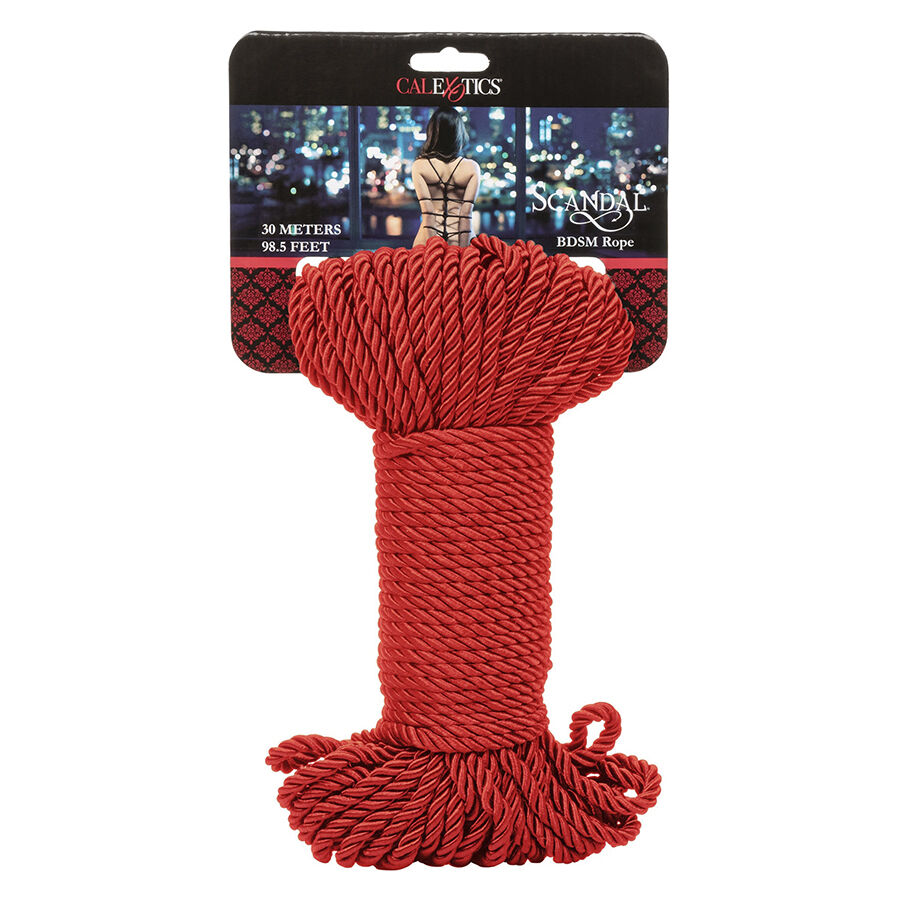 CALEXOTICS – SCANDAL RED BDSM ROPE 30 M