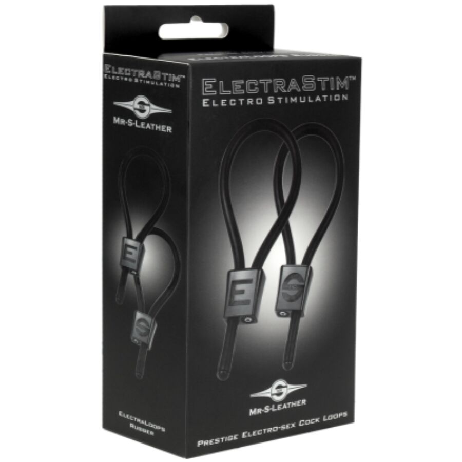 ELECTRASTIM - PRESTIGE ELECTRA LOOPS ADJUSTABLE COCK RINGS BLACK - Image 3