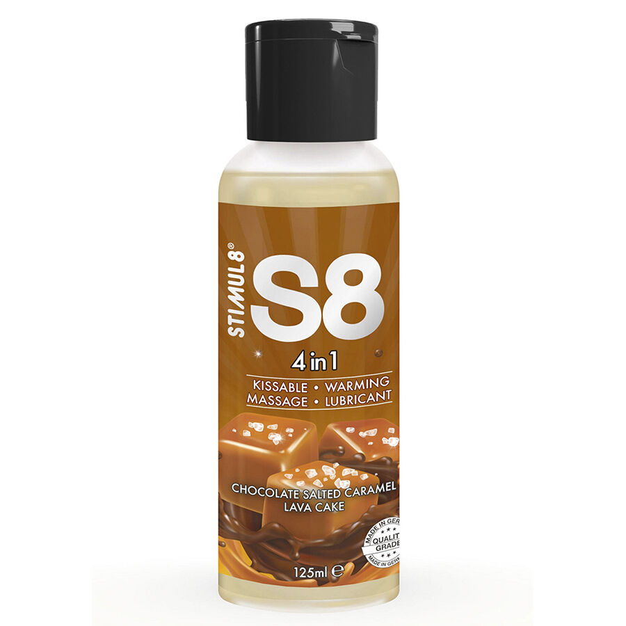 STIMUL8 – S8 4 IN 1 CHOCOLATE AND SALTED CARAMEL DESSERT LUBRICANT 125 ML