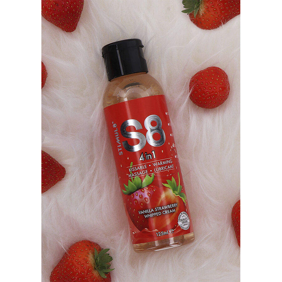 STIMUL8 – S8 4 IN 1 STRAWBERRY DESSERT LUBRICANT 125 ML