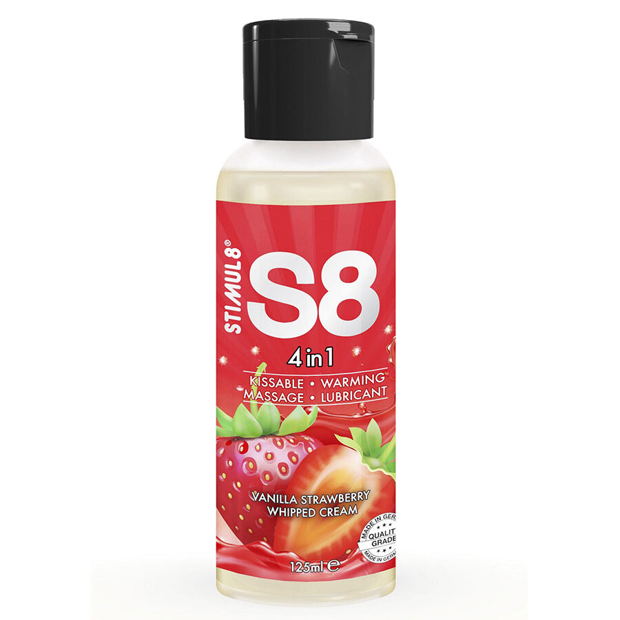 STIMUL8 – S8 4 IN 1 STRAWBERRY DESSERT LUBRICANT 125 ML