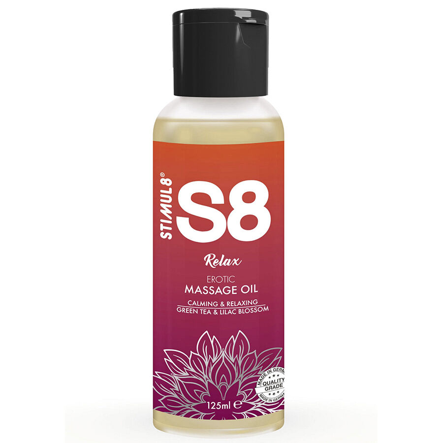 STIMUL8 – S8 RELAX GREEN TEA MASSAGE OIL 125 ML