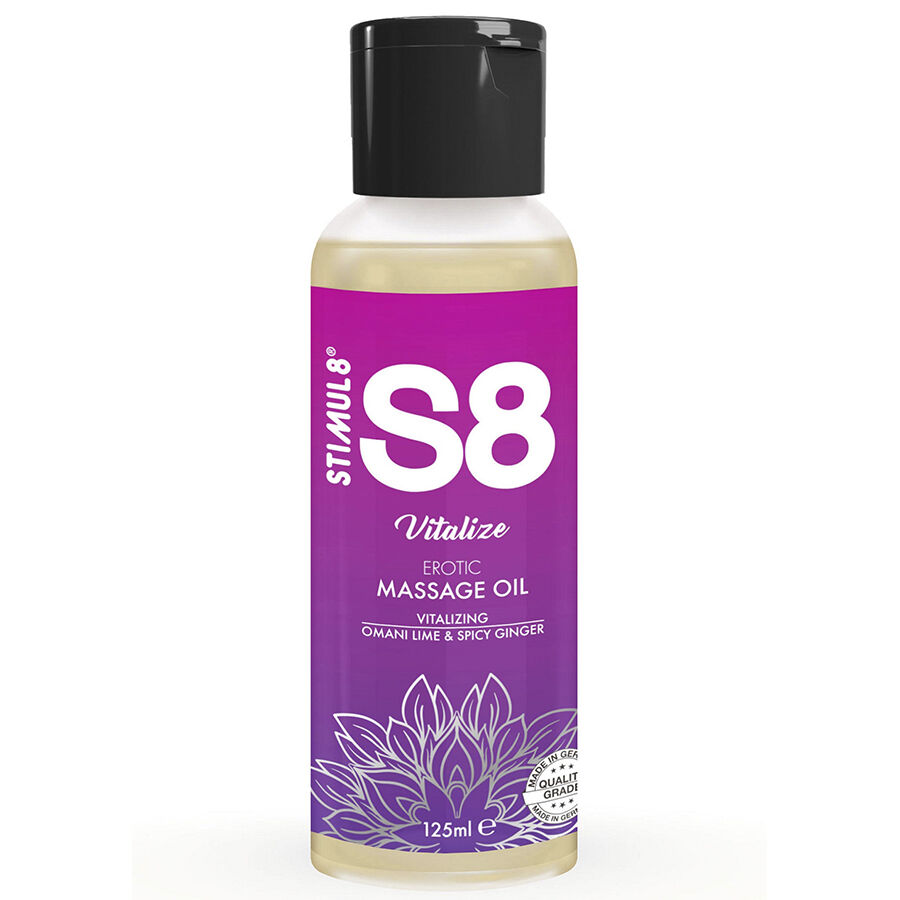 STIMUL8 – S8 VITALIZE LIME MASSAGE OIL 125 ML
