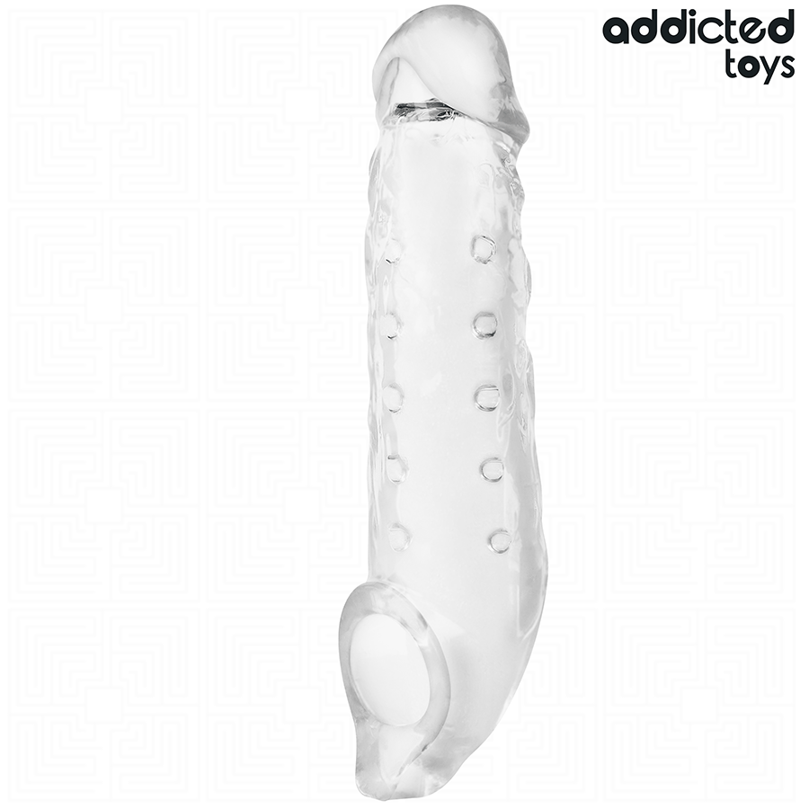 ADDICTED TOYS – TRANSPARENT PENIS EXTENSON SIZE S 23 CM