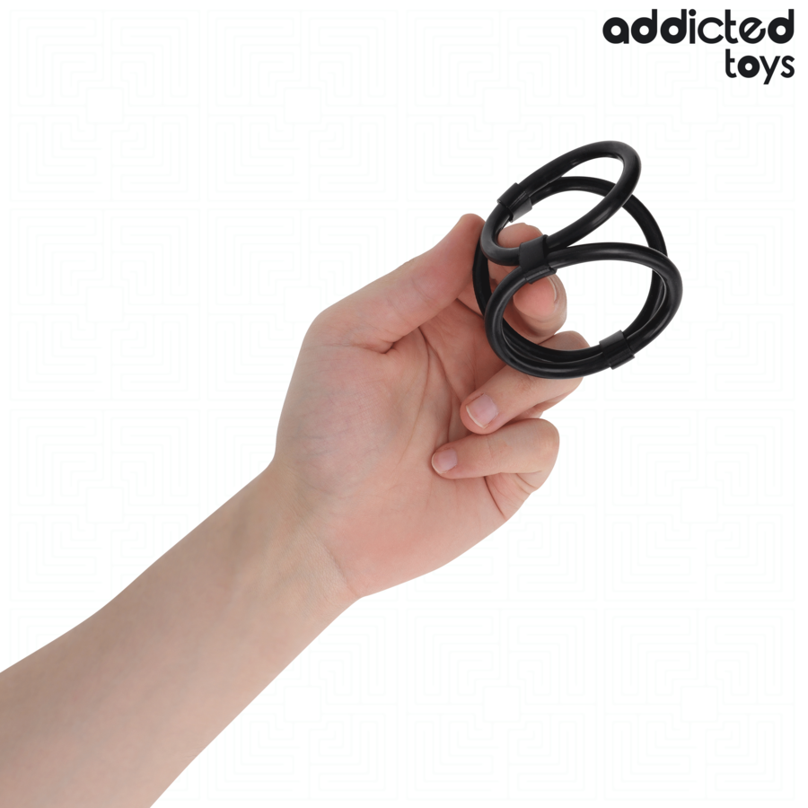 ADDICTED TOYS – TRIPLE PENIS RING