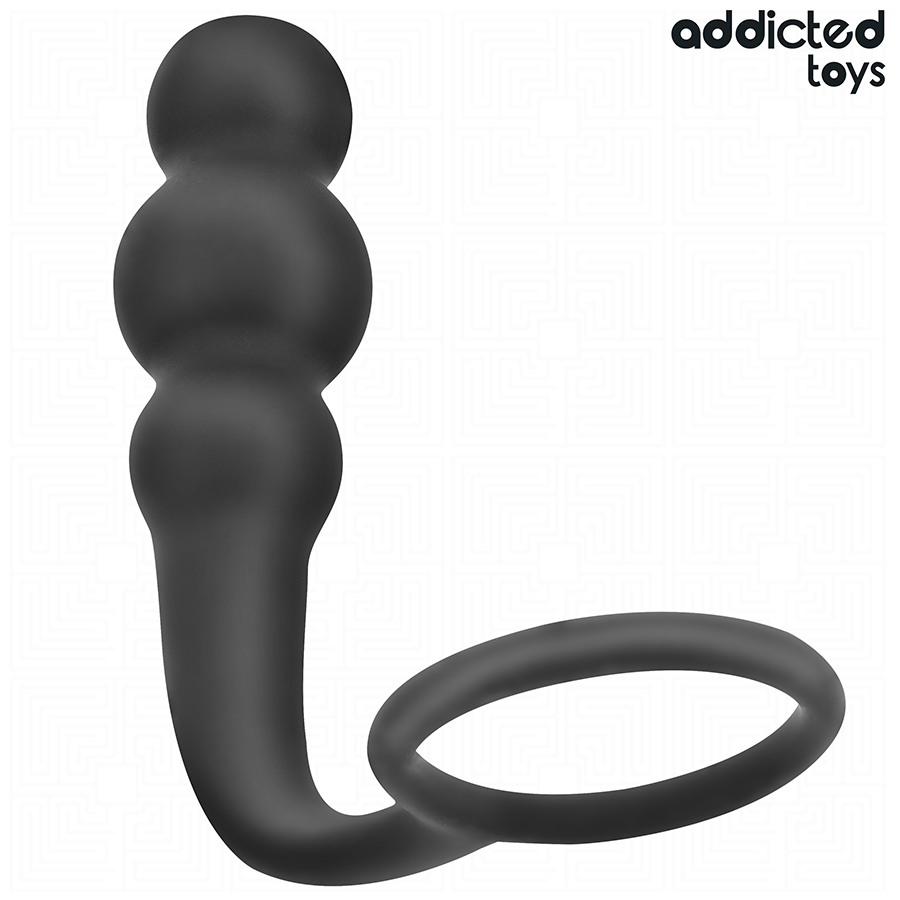 ADDICTED TOYS – ANAL PLUG WITH RING SILICONE MODEL 1