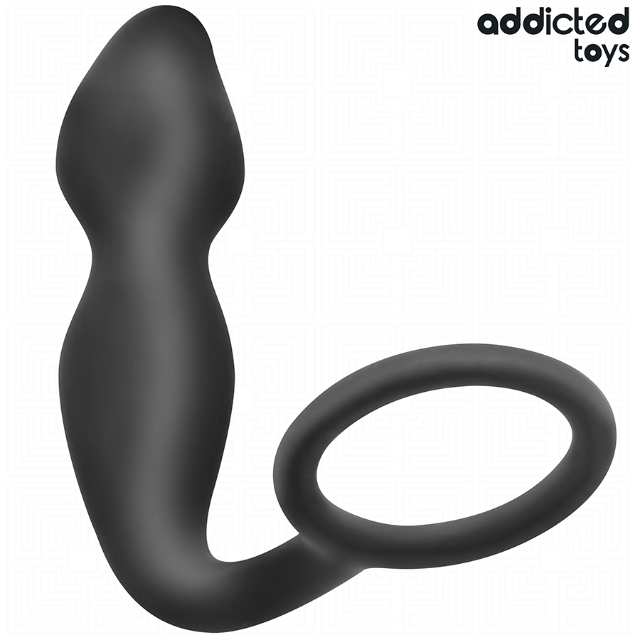 ADDICTED TOYS – ANAL PLUG WITH RING SILICONE MODEL 2
