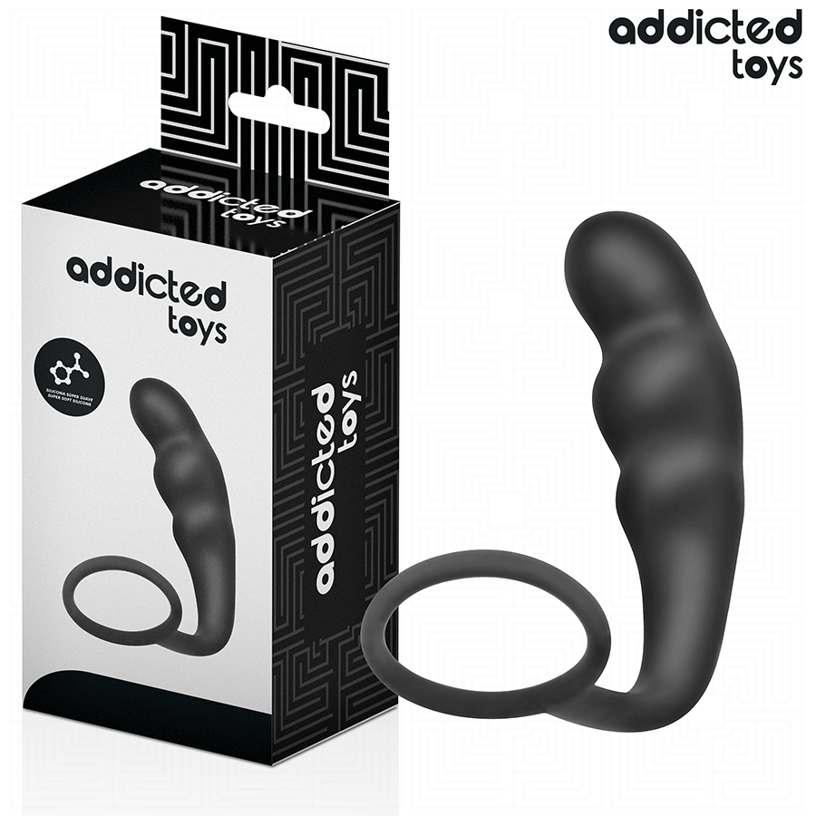 ADDICTED TOYS – ANAL PLUG WITH RING SILICONE MODEL 4